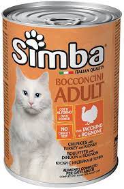 Simba Влажный корм с индейкой для кошек, 415 г