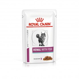 Royal Canin Renal with Fish Gravy Влажный корм для кошек с проблемами почек с рыбой, 85 г