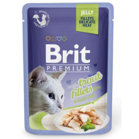 Brit Premium Влажный корм из филе форели для кошек, 85 г