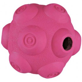 Trixie Игрушка мячик резиновый с дозатором угощений для собак, 9 см