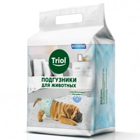 Triol Подгузник для собак L, вес собаки 15-22 кг, (упаковка 10 шт), поштучно