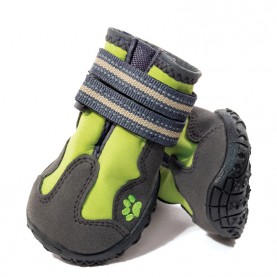 Triol Ботинки для собак XS, зеленые, 45х40х45 мм (уп.4шт.)
