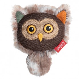 Gigwi CATCH & SCRATCH ECO Игрушка Сова интерактивная для кошек, 11 см