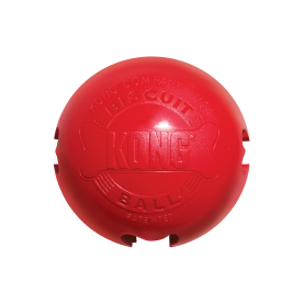 KONG Classic Игрушка мяч с емкостью для лакомства для собак, размер L