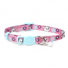 Triol-Disney Ошейник нейлоновый для кошек Disney Marie голубой XS, 10 x 180-270 мм