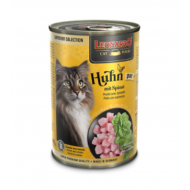 Leonardo Superior Selection Chicken with spinach влажный корм для кошек, 400 г