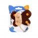 DUVO+ Игрушка для кошек "Бабочка", коричневая, 10 х 7,5 х 3,8 см