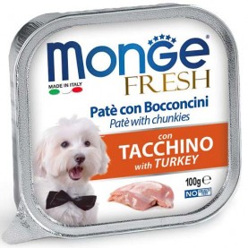 Monge Fresh Влажный корм с индейкой для собак, 100 г
