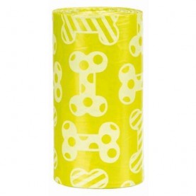 Trixie Пакеты для уборки с запахом лимона, желтые, 4 рулона x 20 шт