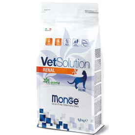 Monge VetSolution Renal Сухой корм для поддержания функции почек для кошек, 1.5 кг