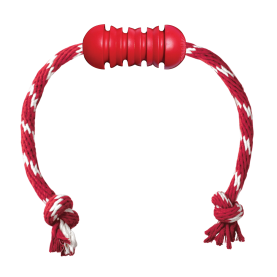 KONG Classic Игрушка для зубов с веревкой для собак, размер S