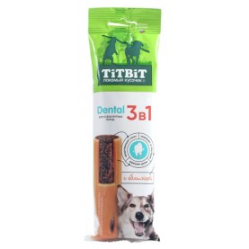 Titbit Dental Лакомство Снек с облепихой для собак крупных пород, 95 г
