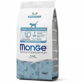 Monge Kitten Сухой корм с форелью для котят, 1.5 кг