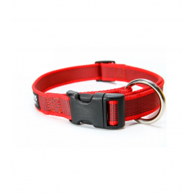 JULIUS-K9 Ошейник Collar красно-серый, 39-65 см