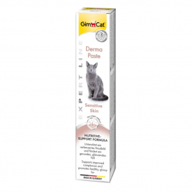 GimCat DermaPaste витаминизированные лакомства паста для кошек, 50 г
