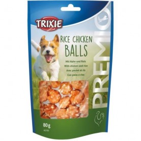 Trixie Лакомство шарики с курицей и рисом для собак, 80 г