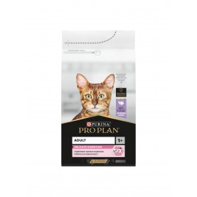 Purina Pro Plan Delicate Сухой корм с индейкой для взрослых кошек c чувствительным пищеварением, 1.5 кг