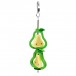 ROSEWOOD Игрушка держатель фруктов для птиц и грызунов деревянная "Груша", зеленая