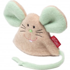 Gigwi Игрушка для кошек Мышка с кошачьей мятой, 8 см