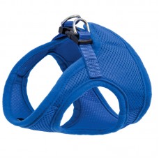Triol Комплект шлейка-жилетка мягкая и поводок нейлоновый синий XS, обхват груди 300 мм, поводок 15 x 1