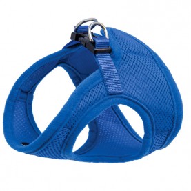 Triol Комплект шлейка-жилетка мягкая и поводок нейлоновый синий XS, обхват груди 300 мм, поводок 15 x 1