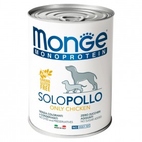 Monge Monoprotein Влажный корм с курицей для собак, 400 г