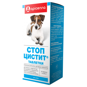 СТОП-ЦИСТИТ Таблетки жевательные для собак (упаковка 20 шт)
