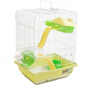 Triol Клетка YD128 для мелких животных, эмаль, оливковая, 300 x 230 x 410 мм