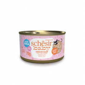 Schesir Baby консервы для котят Курица и Лосось, 70г