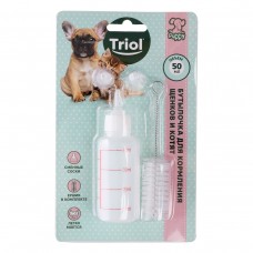 Triol PUPPY Бутылочка для кормления щенков и котят "Малютка", 50 мл
