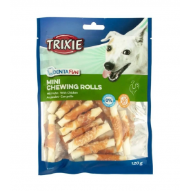 Trixie Denta Fun Rolls с курицей для собак, 120 г