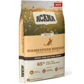 ACANA Homestead Harvest Сухой корм с индейкой и уткой для кошек, упаковка 4.5 кг, на развес 1 кг