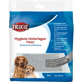 Trixie Пеленки одноразовые гелевые с активированным углем для собак, 60 x 60 см, (упаковка 10 шт), поштучно