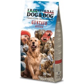 Dog&Dog Gustavo Сухой корм с мясом для собак крупных пород, упаковка 20 кг, на развес 1 кг