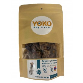 Yoko Лакомство говяжьи легкие для собак мелких пород, 40 г