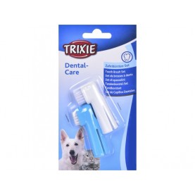 Trixie Dental Care Зубная щетка для собак и кошек, 6 см, 2 шт