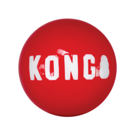 KONG Signature Игрушка мяч для собак, размер S, 2 шт. в упаковке