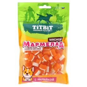 Titbit Лакомство Мармелад мясной с индейкой для собак, 120 г
