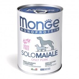 Monge Monoprotein Влажный корм со свининой для собак, 400 г