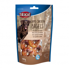 Trixie Лакомство Bagels из ягненка и курицы для собак, 100 г