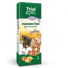 Тriol Standard Лакомство для грызунов с фруктами (3 шт), 80 г