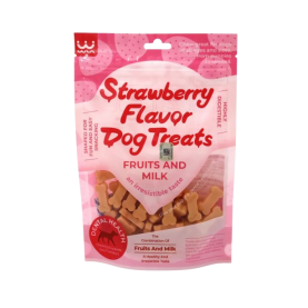 Win Лакомства жевательные косточки со вкусом клубники с молоком для собак 100 гр