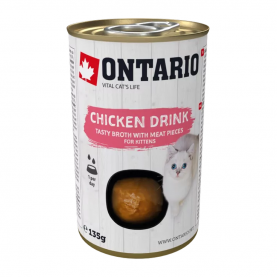 Ontario Суп с курицей для котят, 135 г
