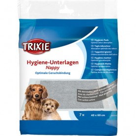Trixie Пеленки одноразовые гелевые с активированным углем для собак, 40 x 60 см, (упаковка 7 шт), поштучно