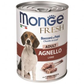 Monge Fresh Влажный корм с ягненком для собак, 400 г