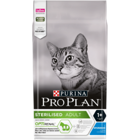 Purina Pro Plan Sterilised Сухой корм с кроликом для взрослых стерилизованных кошек, 1.5 кг