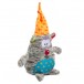 Gigwi PLUSH FRIENDZ Игрушка Медведь с пищалкой для собак, 10 см