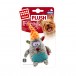 Gigwi PLUSH FRIENDZ Игрушка Медведь с пищалкой для собак, 10 см
