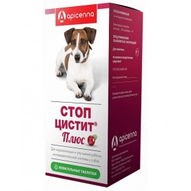СТОП-ЦИСТИТ Плюс Таблетки жевательные для собак (упаковка 40 шт)