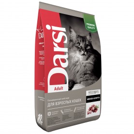 DARSI Сухой корм для кошек, Adult, Мясное ассорти, упаковка 10 кг